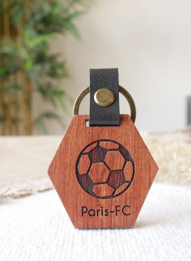 porte clé hexagone personnalisé foot